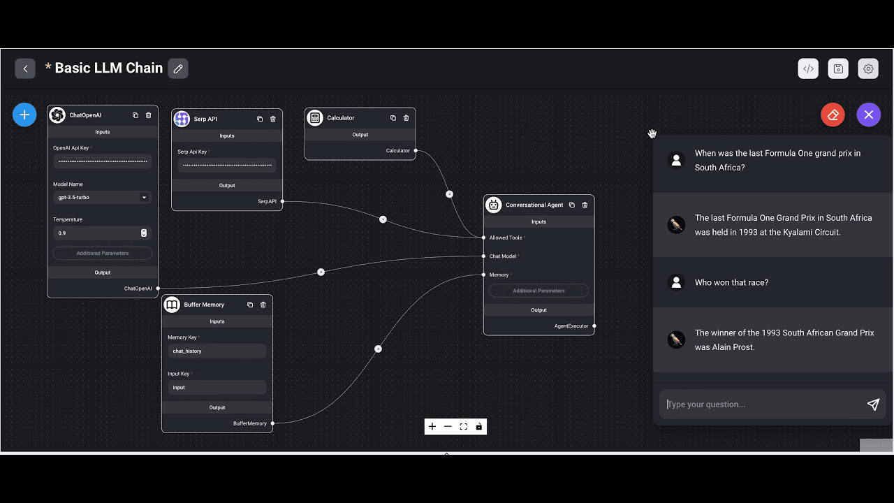 basic-llm-chain-application-screenshot