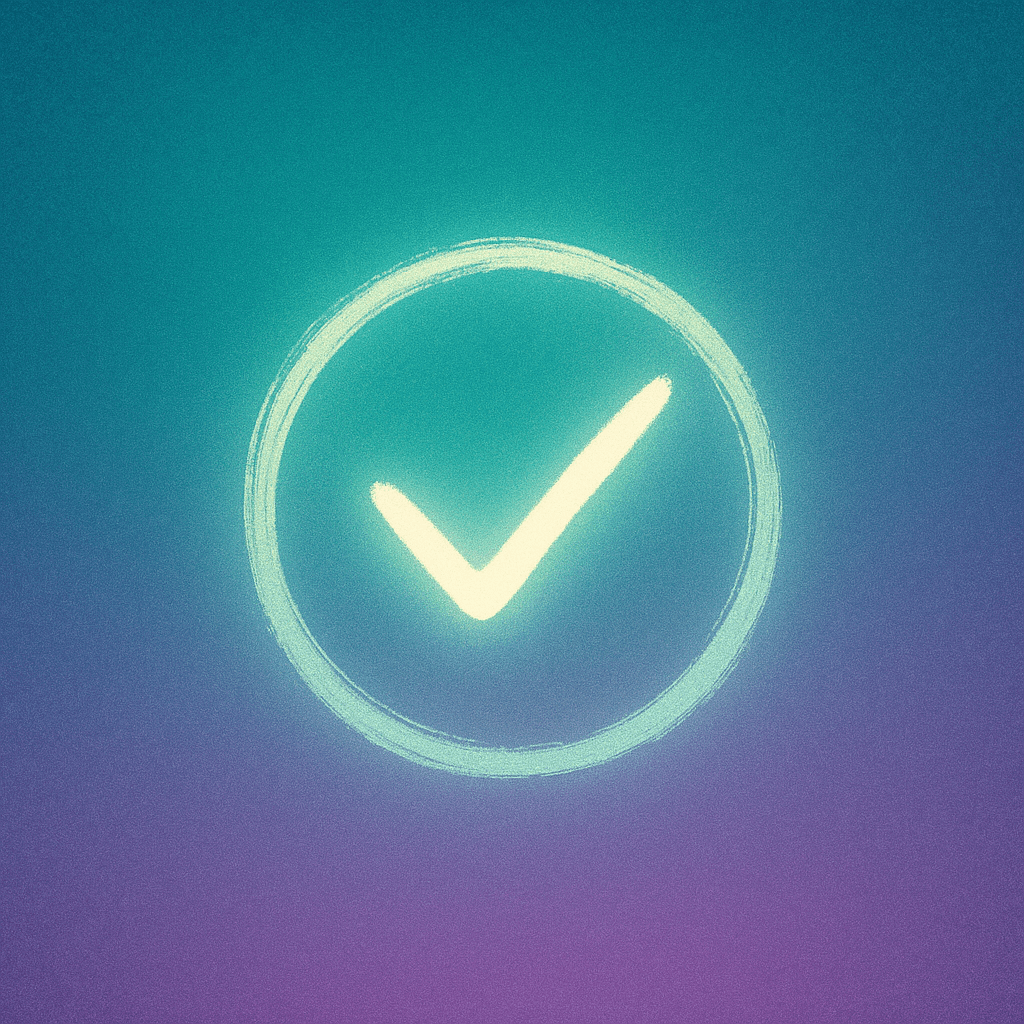 glowing-check-mark-circle-gradient